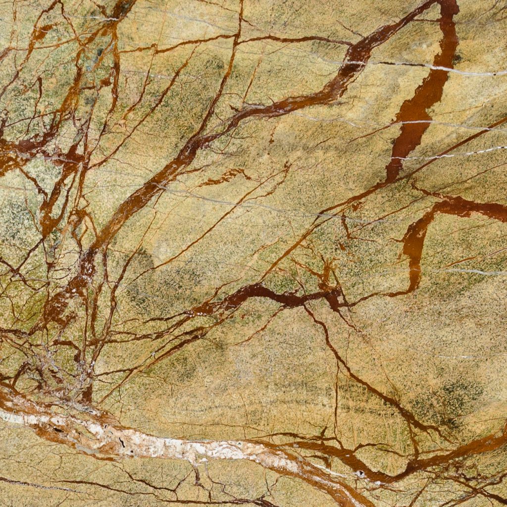 Rain Forest Marble Countertop Slab View at HMKS Stone Solutions in Casper, Wyoming | Marble Countertop Store
